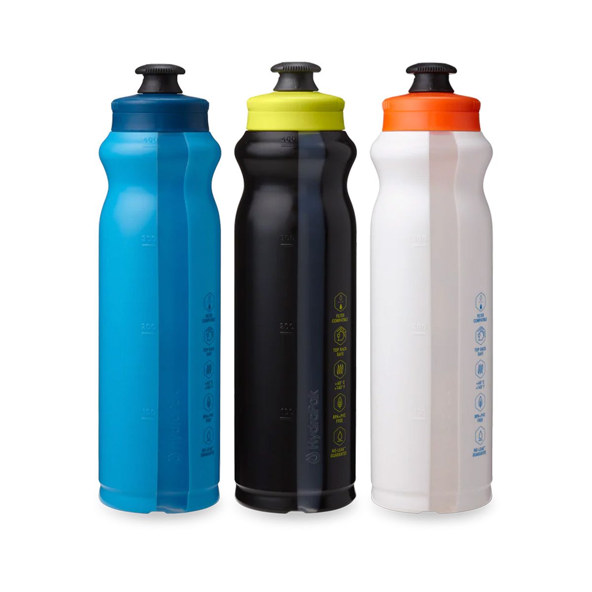 HYDRAPAK - Pack 3 Botellas de Hidratación Hydrapak Tempo Running 400ml