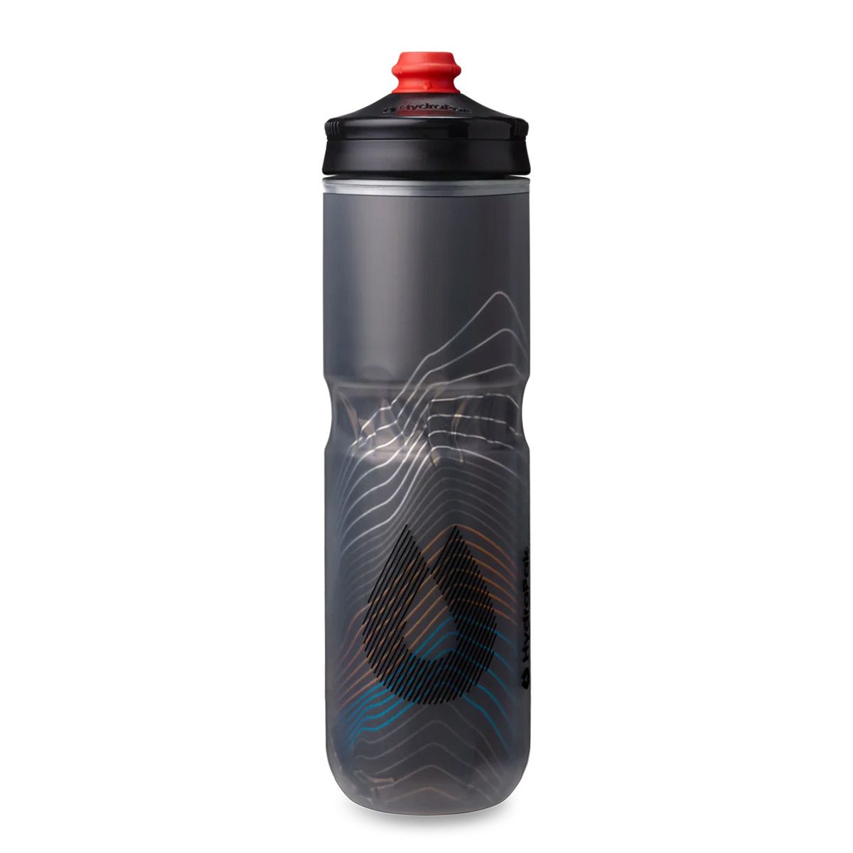 HYDRAPAK - Botella Hydrapak Surge Antiderrame 700ml Ascent Black