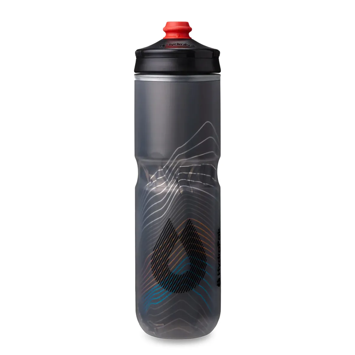 HYDRAPAK - Botella Hydrapak Surge Antiderrame 700ml Ascent Black