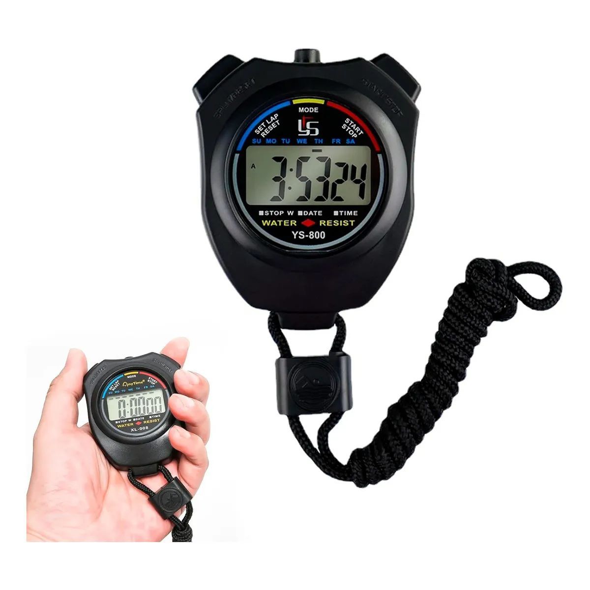 GENERICO - Cronometro Deportivo Cronómetros Digital Impermeable