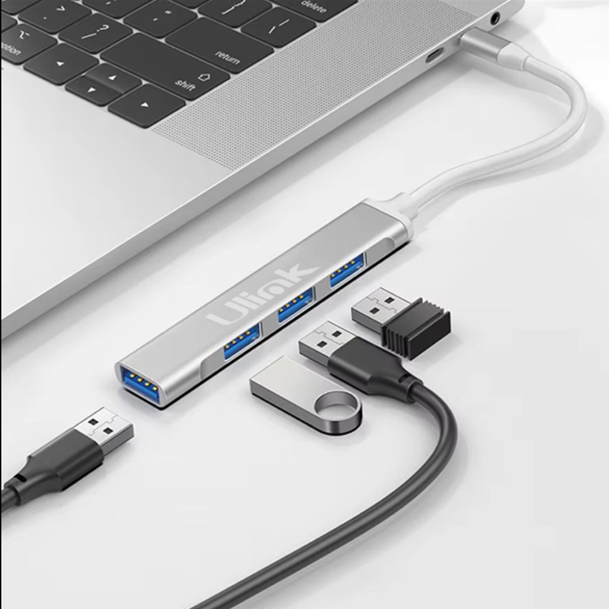ULINK - Hub USB-C 4 puertos USB 3.0 Ulink UL-HUBC400