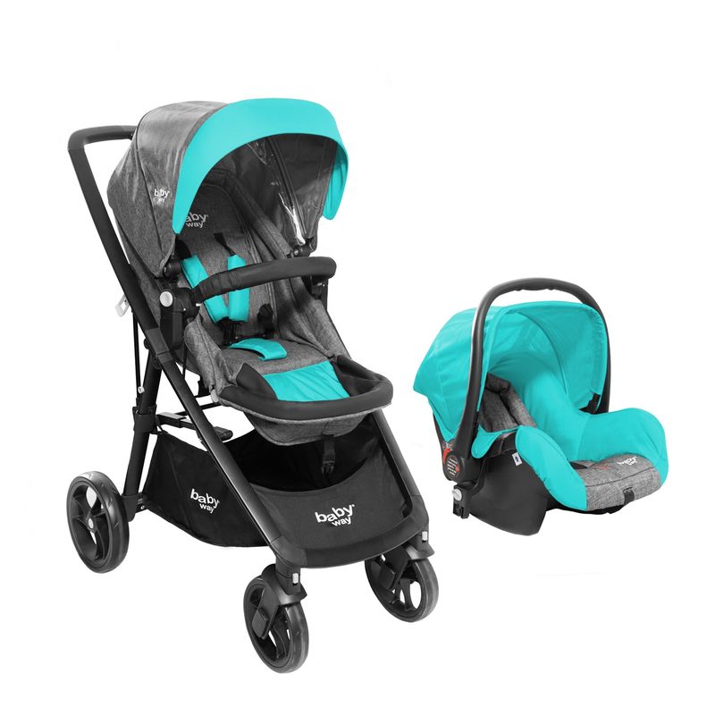 BABY WAY - Baby Way Choche Travel System Turquesa