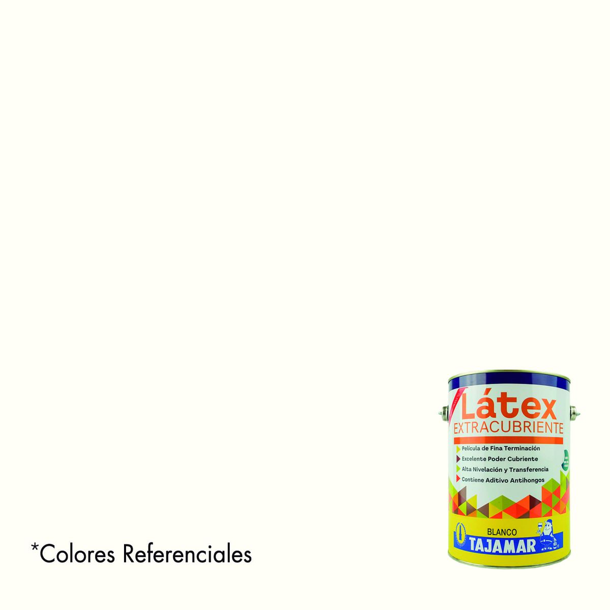 TAJAMAR - Látex Extracubriente Blanco Tajamar Tineta