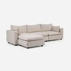 ROSEN - Sofá Modular Seccional Lerma Tela 4 Piezas