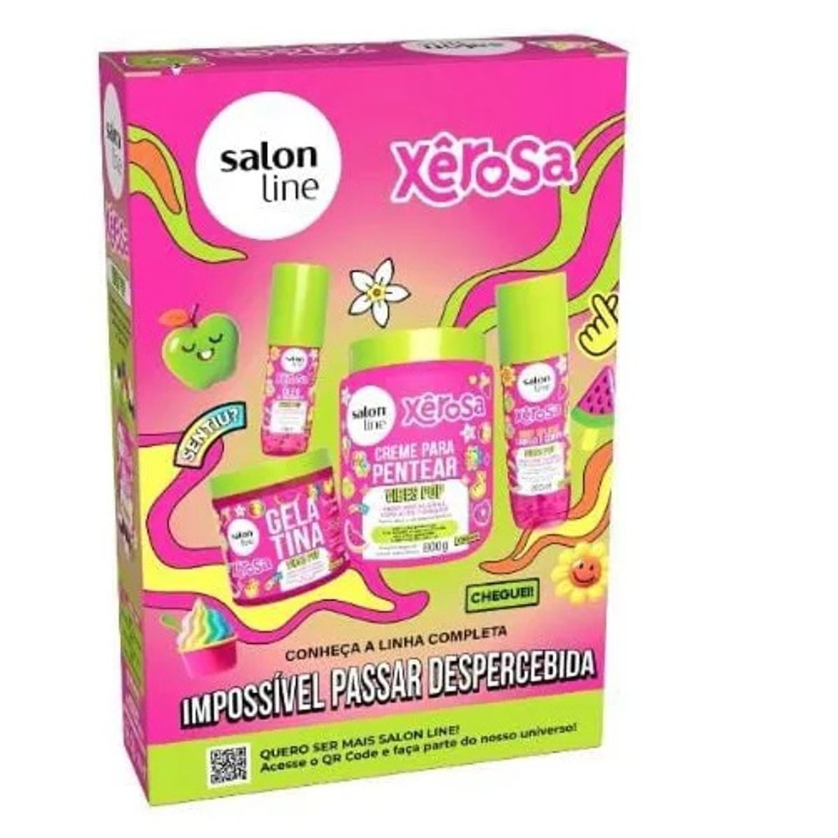 SALON LINE - KIT SHAMPOO Y ACONDICIONADOR VIBES POP SALON LINE 500ML