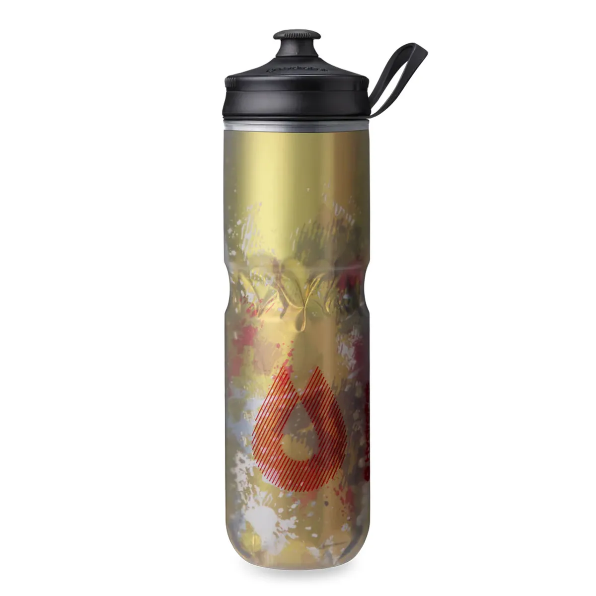 HYDRAPAK - Botella de Agua Hydrapak Sport 700ml Splash Gold