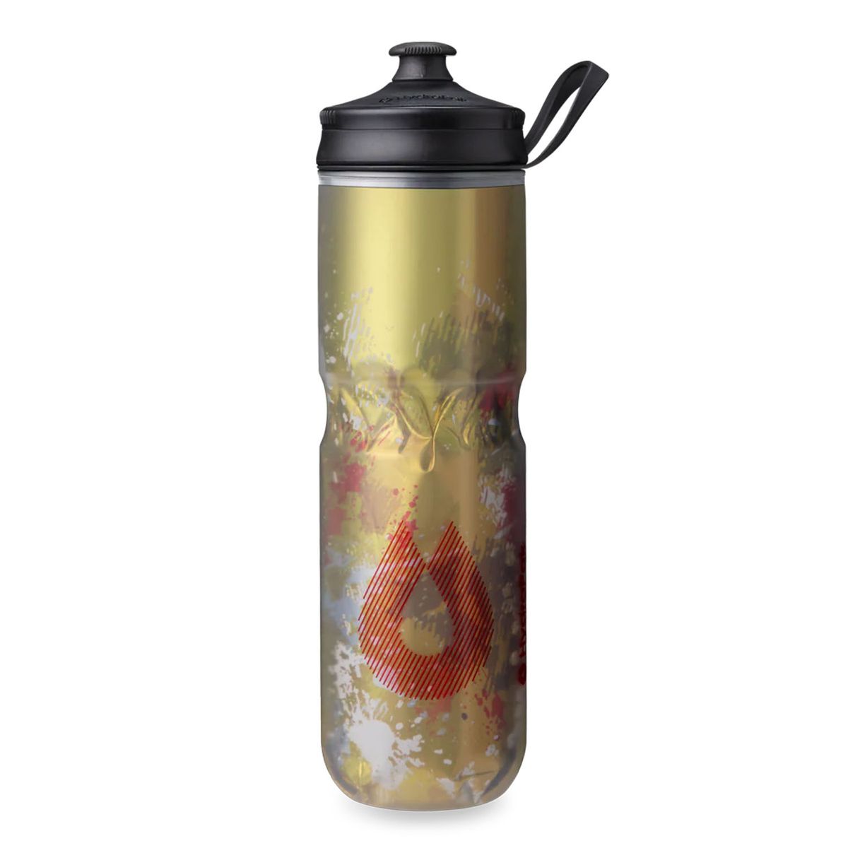 HYDRAPAK - Botella de Agua Hydrapak Sport 700ml Splash Gold