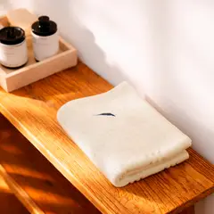 NAUTICA - Toalla de manos SAVOY 100% algodón ultra suave 40x60cm crema