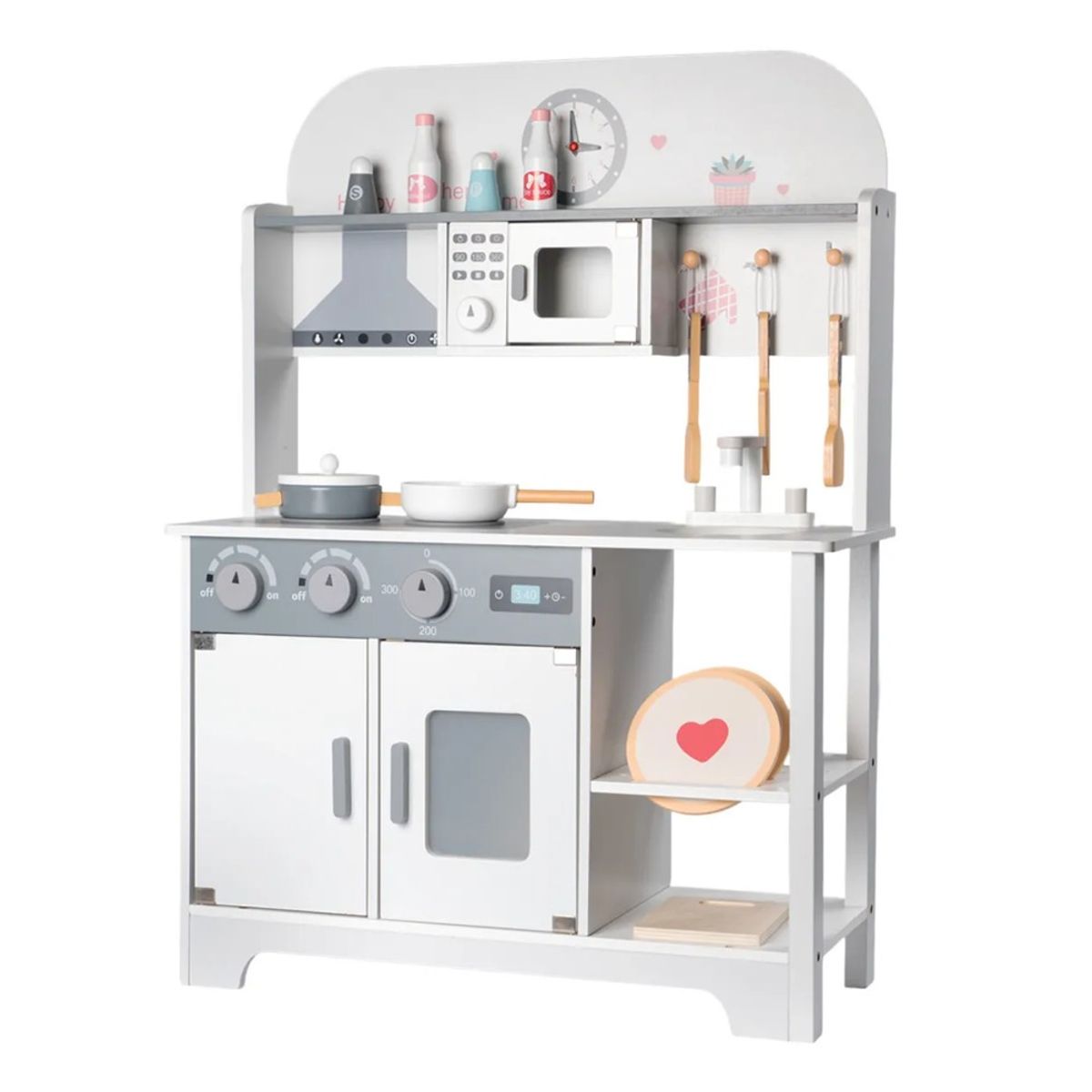 MUNDO MAGIA - Cocina De Madera Infantil Estilo Kawii Juguete Para Ninos