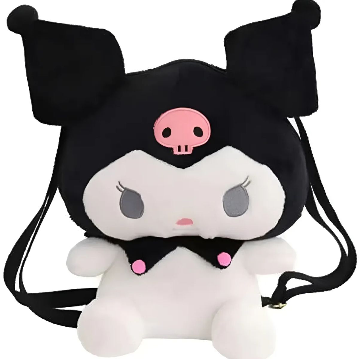 GENERICO - Peluche Mochila Infantil Kuromi Sanrio 33cm