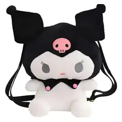 GENERICO - Peluche Mochila Infantil Kuromi Sanrio 33cm