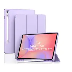 GENERICO - Carcasa Smart Cover Con Ranura Para Tablet S10 Lite Violeta