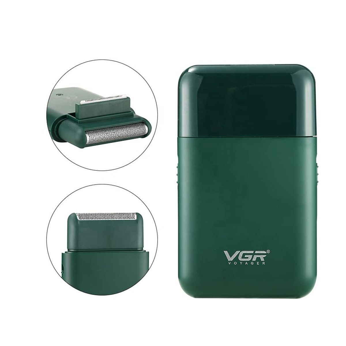 VGR VOYAGER - Afeitadora Mini Shaver y Trimmer VGR390 Viaje Recargable