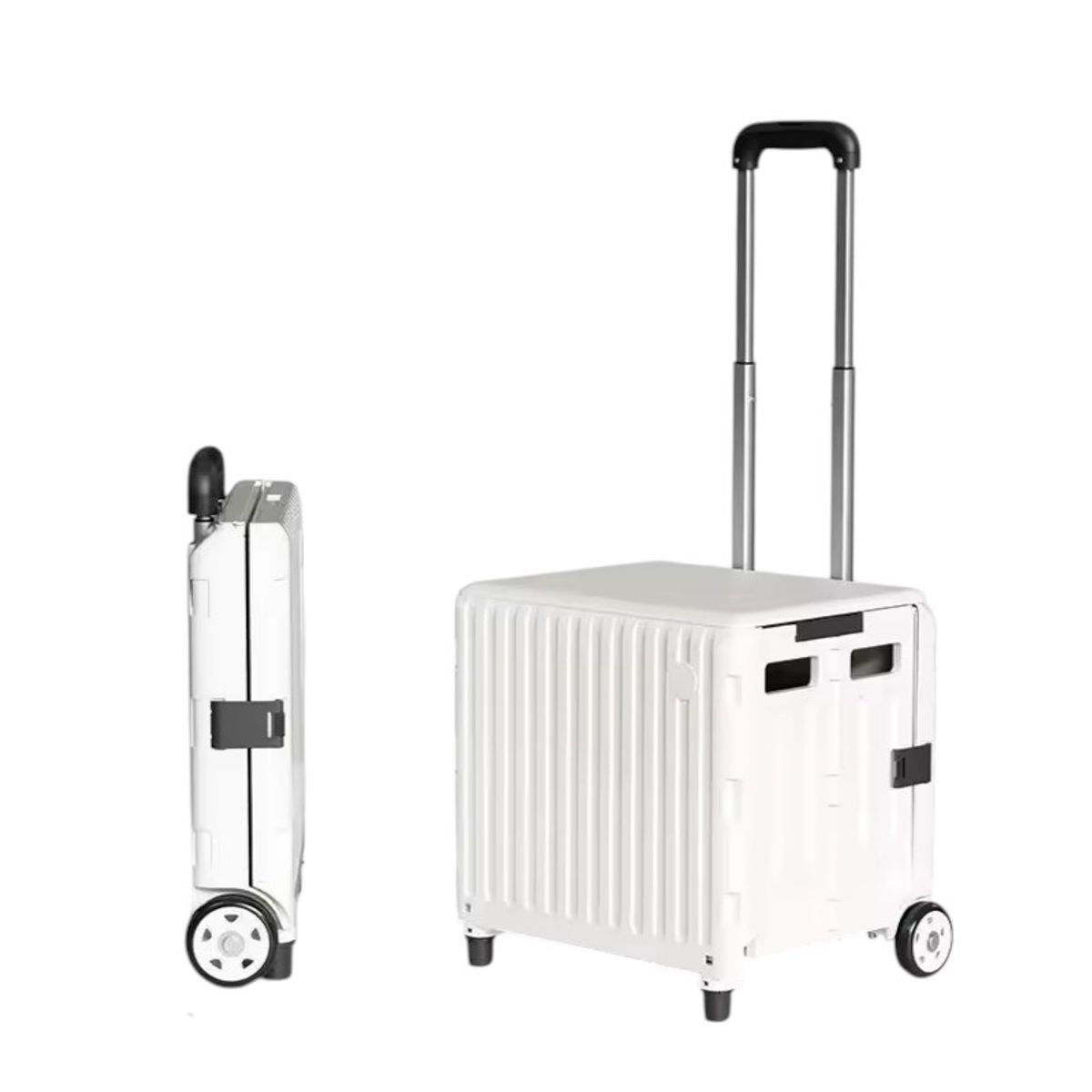 GENERICO - Carrito Compras Camping Plegable Transportable Multiuso 47l color Beige