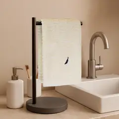 NAUTICA - Toalla de cara SAVOY 100% algodón 30x50cm hipoalergénica crema