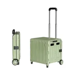 GENERICO - Carrito Compras Camping Plegable Transportable Multiuso 47l color Verde