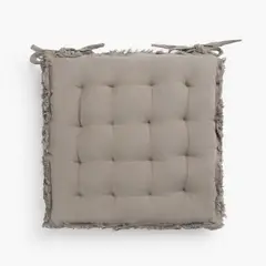 TEXTURA INTERIORS - Cojín de Silla Flepad 40x43 Gris Oscuro