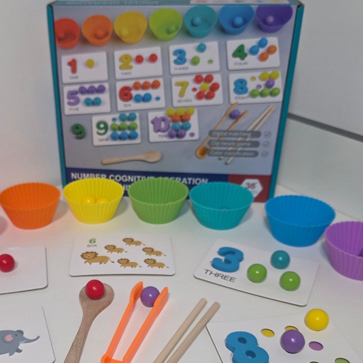 GENERICO - Juego didactico de clasificación de números y cuentas