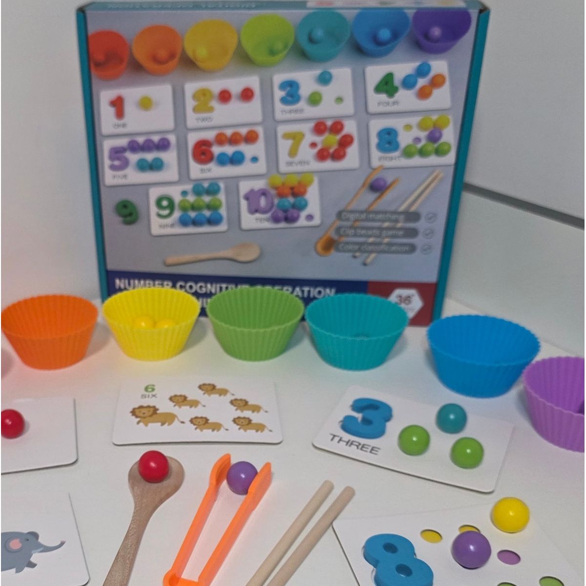 GENERICO - Juego didactico de clasificación de números y cuentas