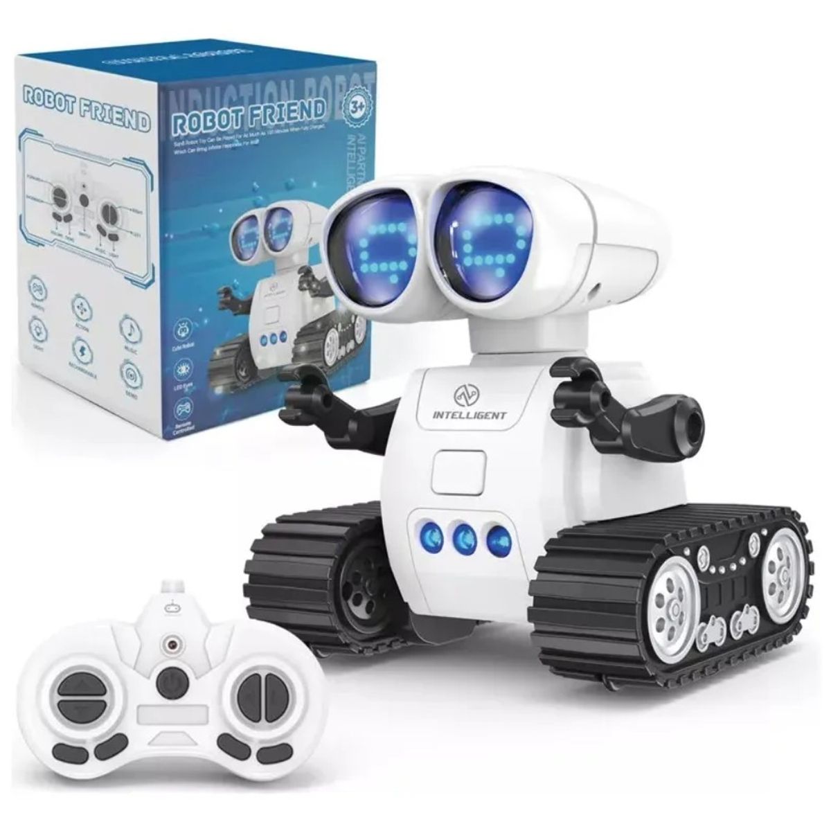 MUNDO MAGIA - Robot Inteligente Para Niños Smart Controlgestos Robot Azul