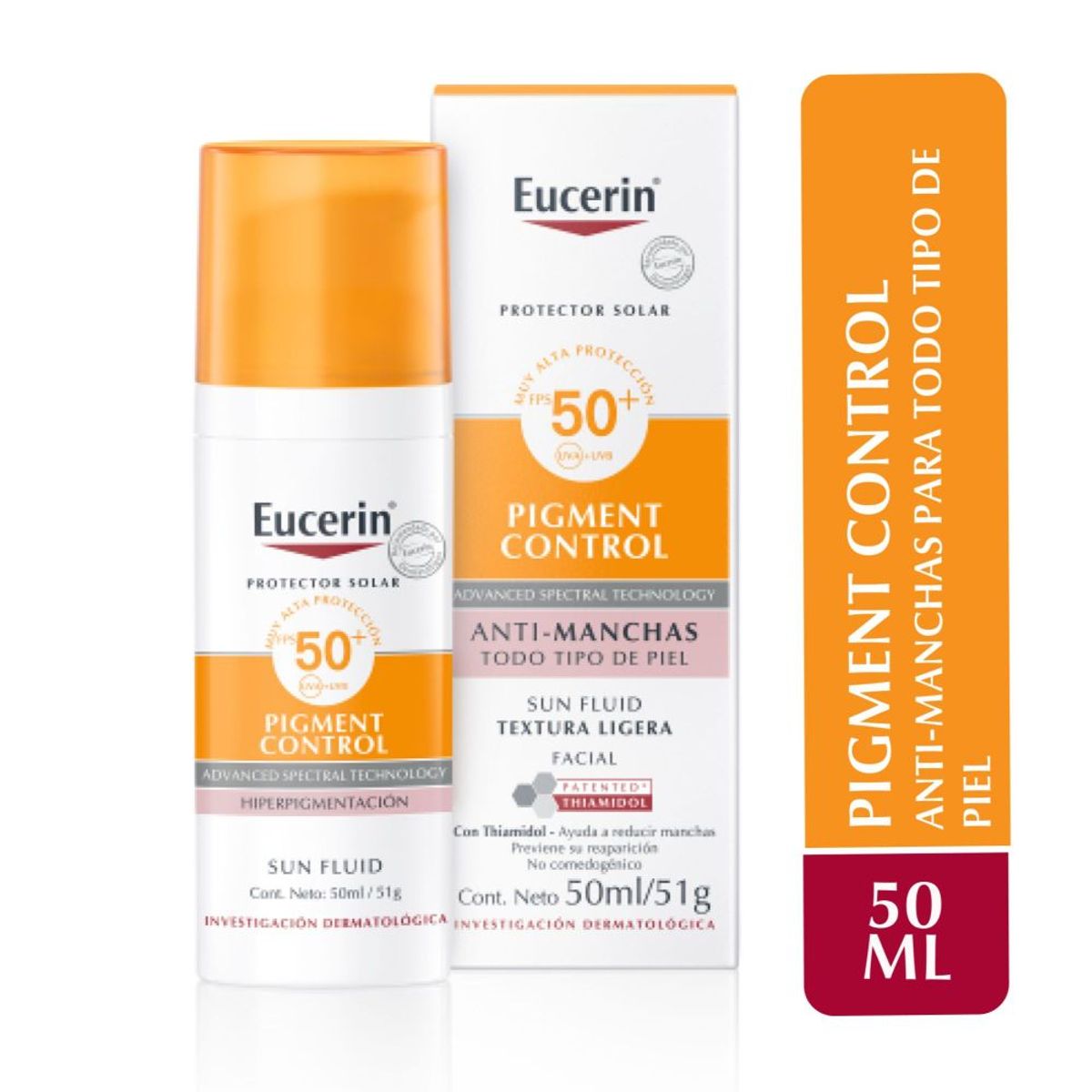 EUCERIN - Protector Solar Pigment Control Eucerin FPS 50+ 50ml
