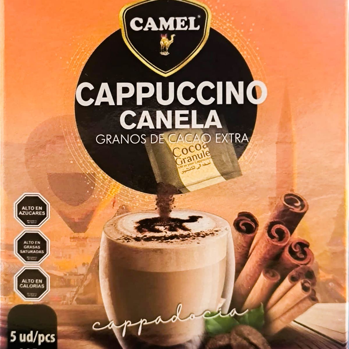 CAMEL - Café Camel Cappuccino Canela 5X23g