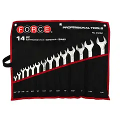 FORCE - Juego Llaves Punta Corona Pulgadas SAE 5141SC