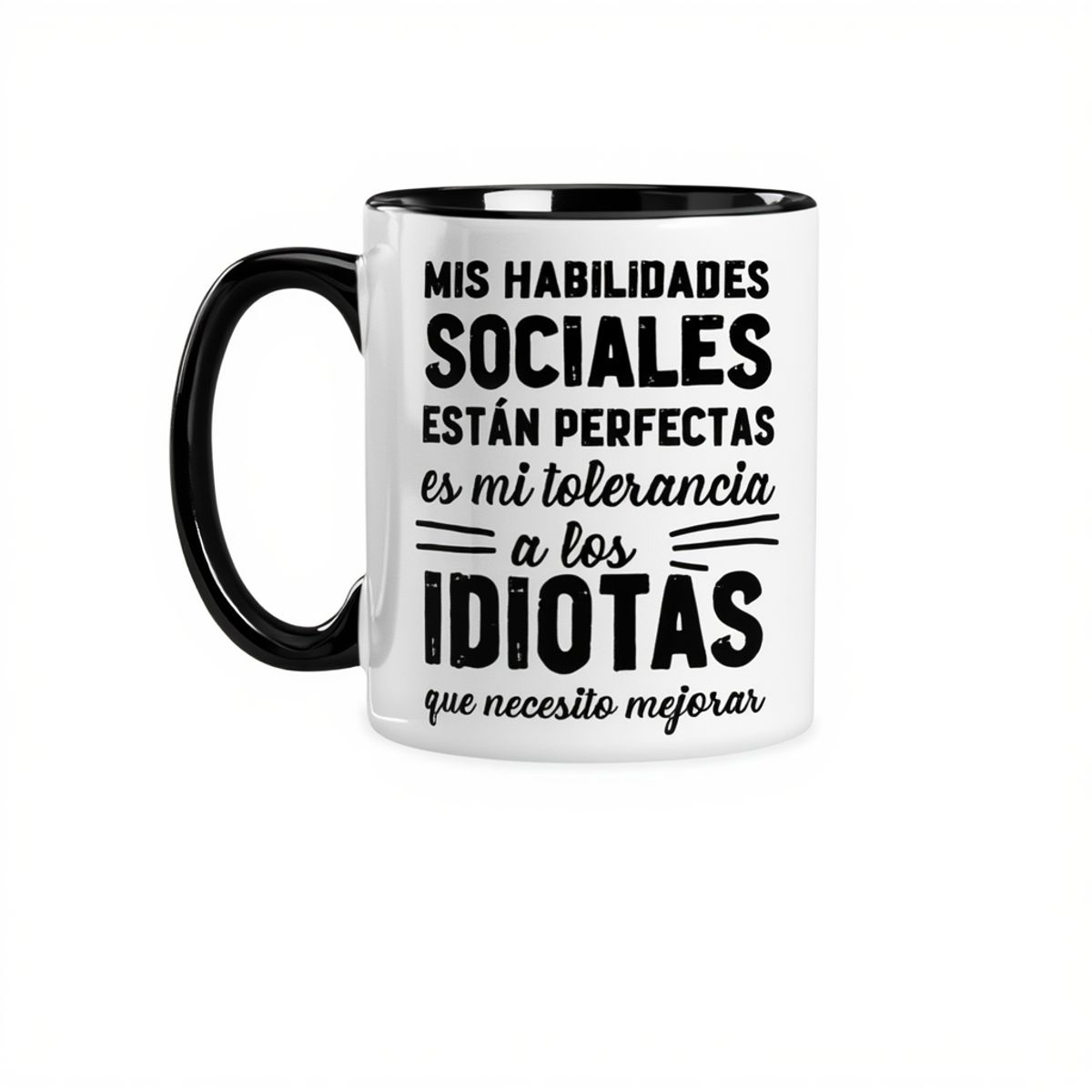 SM - Taza Tazon Graciosa con Frase Sarcástica  Regalo Divertido Oficina  Taza Café Humor Negro