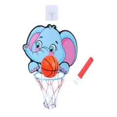 GENERICO - Juguete Kit de aro de baloncesto con animales creativos de dibujos