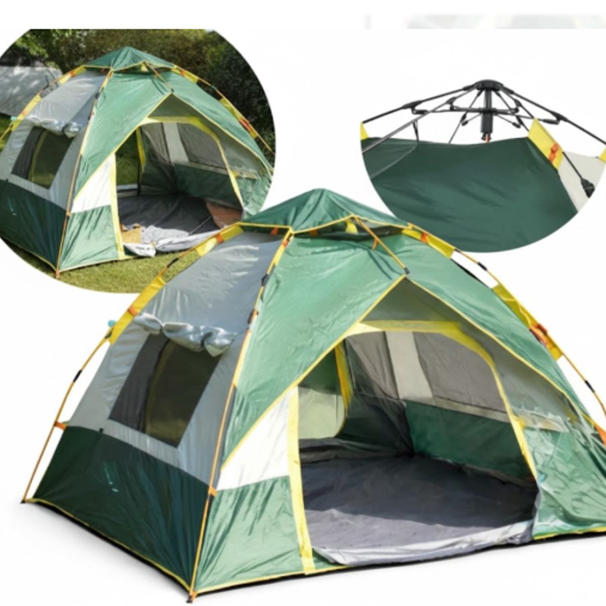 GENERICO - Carpa Camping Automatica 5 Personas 200X200X145 Cm