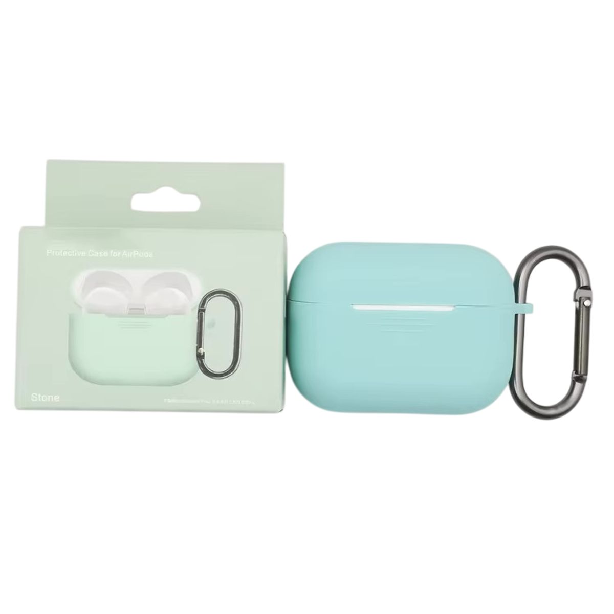 GENERICO - Funda Silicona Compatible Con AirPods Pro 3 Celeste