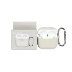 GENERICO - Funda Silicona Compatible Con AirPods Pro 3 Beige