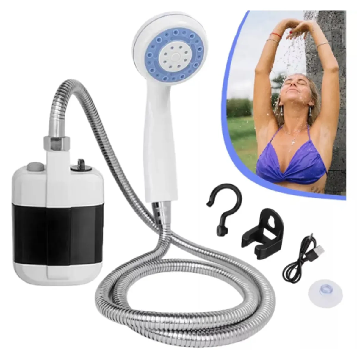 GENERICO - Ducha Portátil Para Camping Regadera Portatil Ducha Exterior