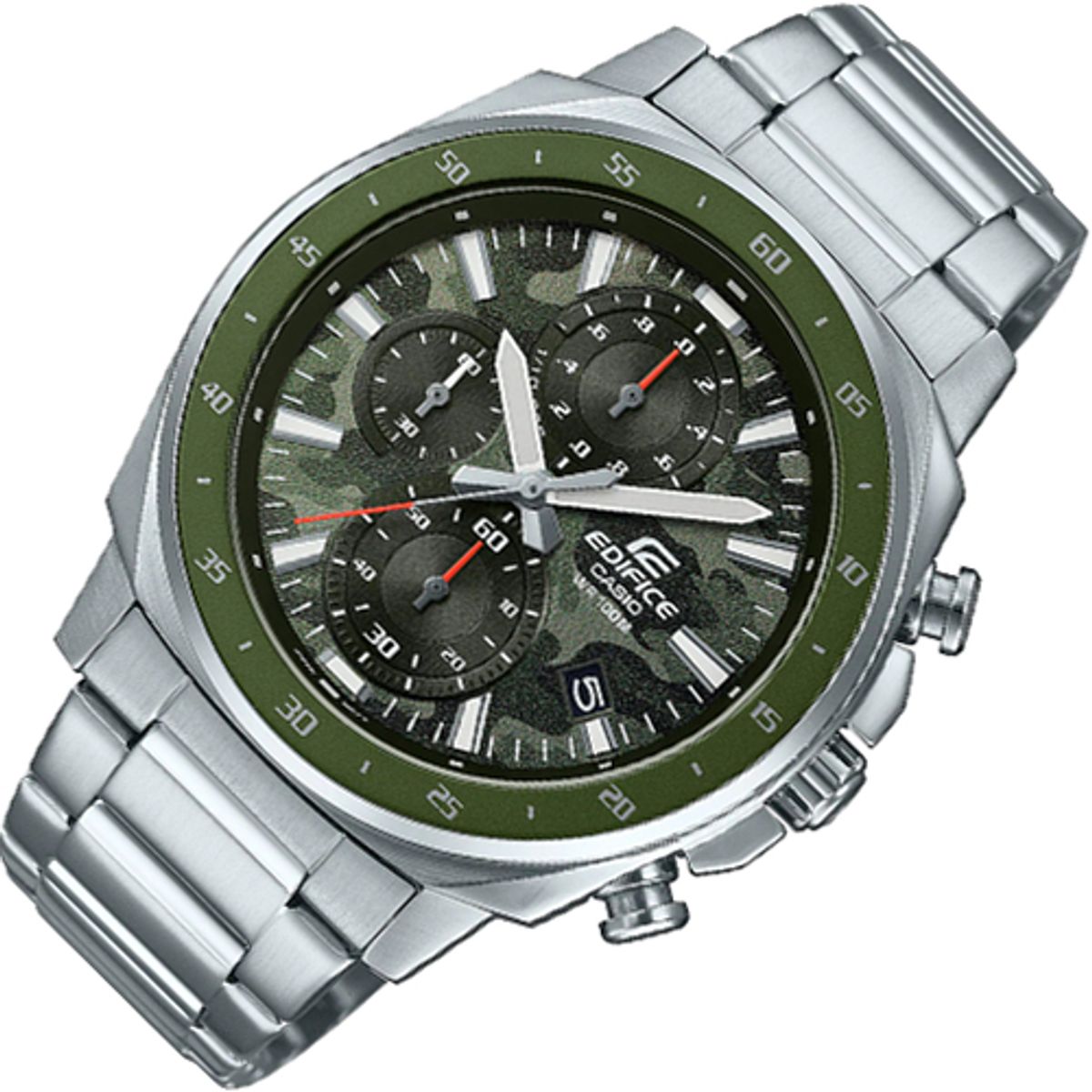 CASIO - RELOJ CASIO EDIFICE EFV600D-3C  HOMBRE CRONO ACERO