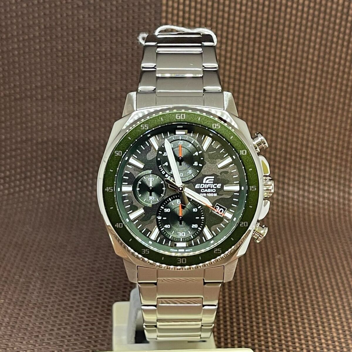 CASIO - RELOJ CASIO EDIFICE EFV600D-3C  HOMBRE CRONO ACERO