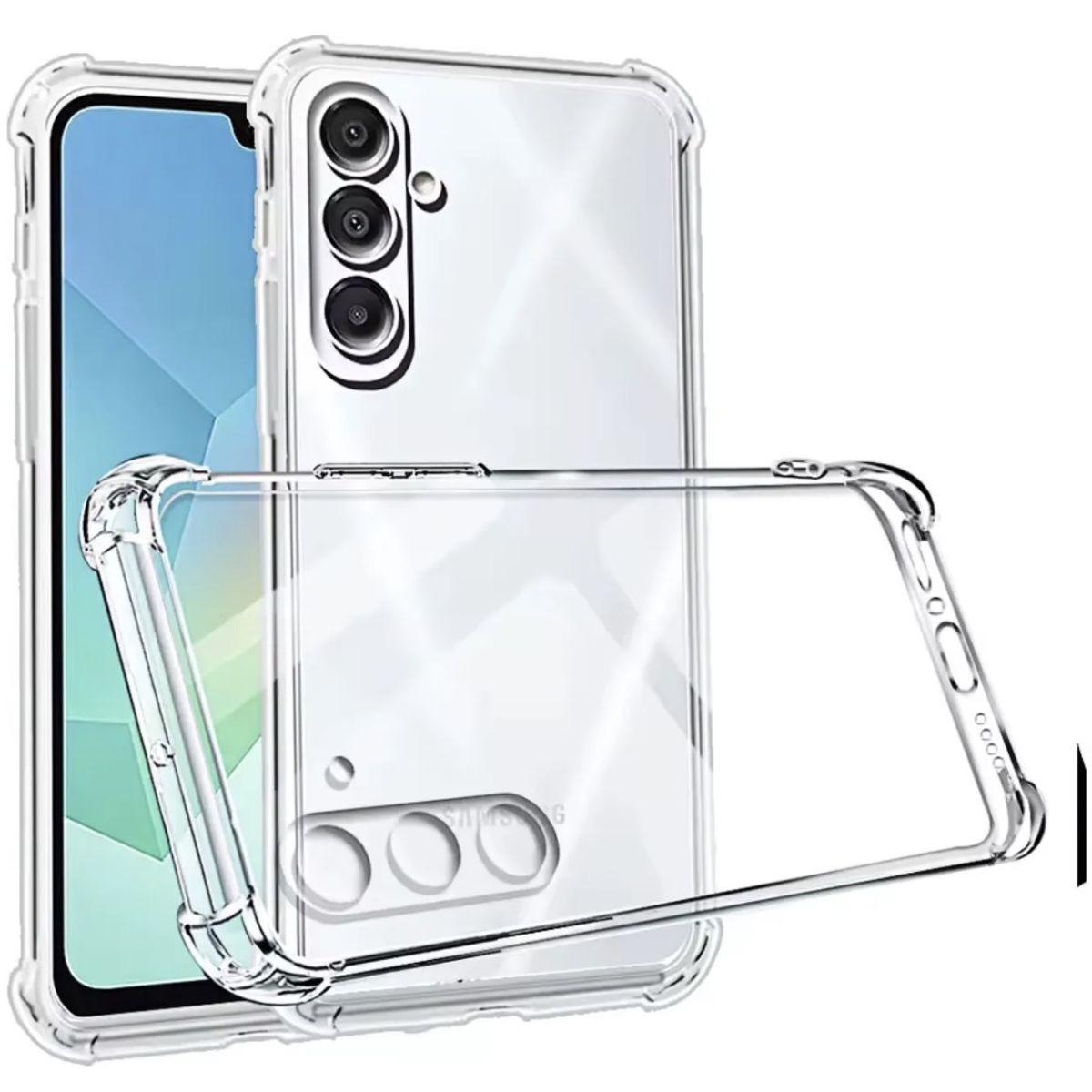GENERICO - Carcasa Transparente Reforzada Para Samsung S25 Fe