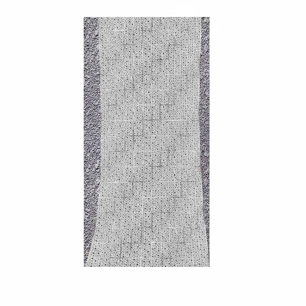 GENERICO - Cortina Metalica Plateada Con Estrellas 100x200cm