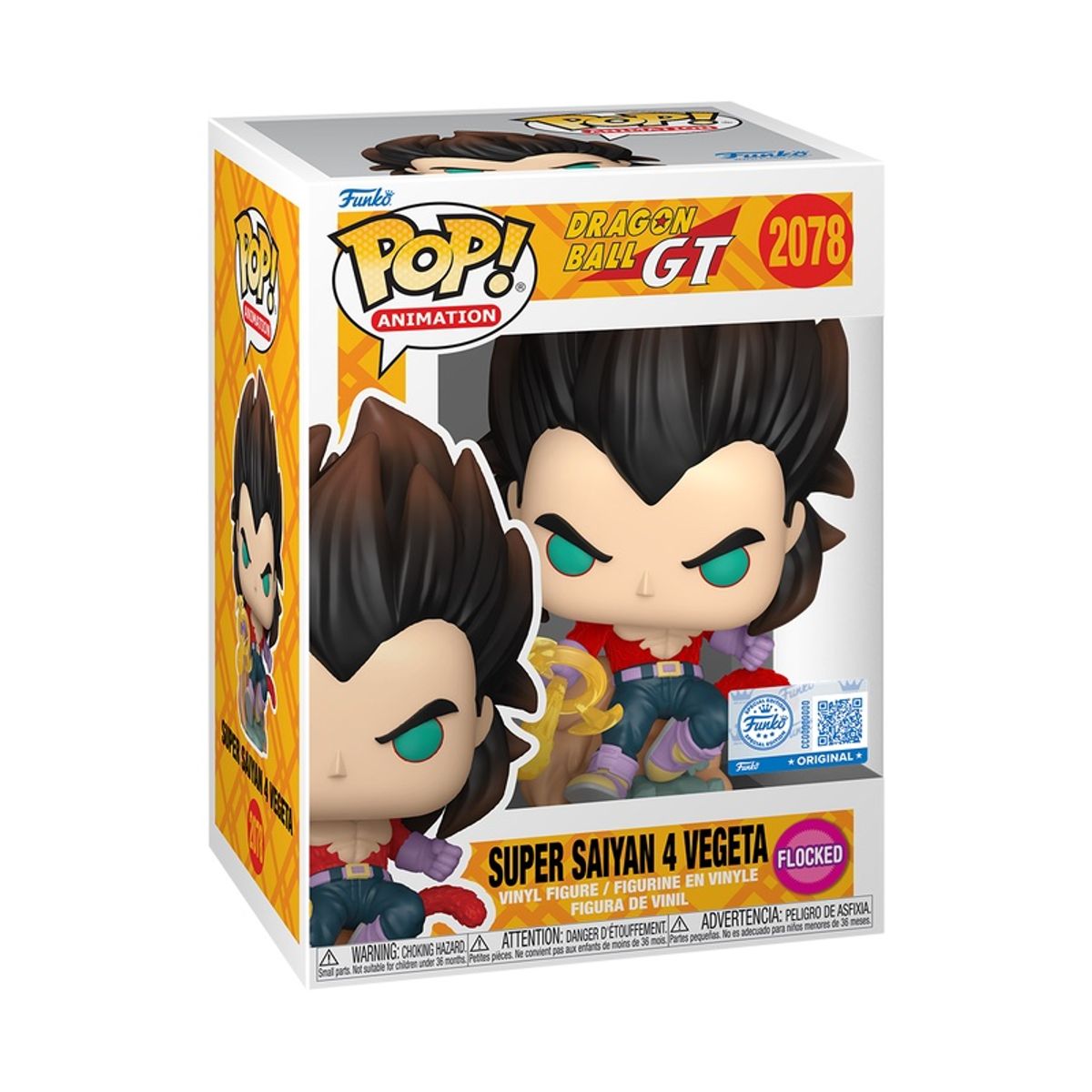 FUNKO - Funko Pop Dragon Ball – Vegeta 2078 Flocked