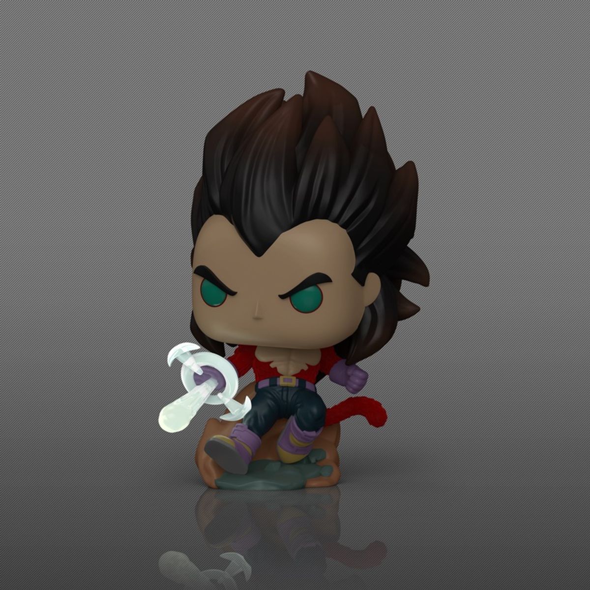 FUNKO - Funko Pop Dragon Ball – Vegeta Flocked Glow Chase 2078 + Protector
