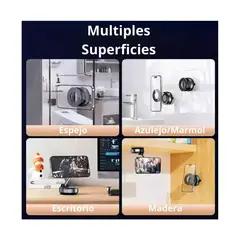 GENERICO - Soporte De Teléfono Magnético Para mulpliples superficies