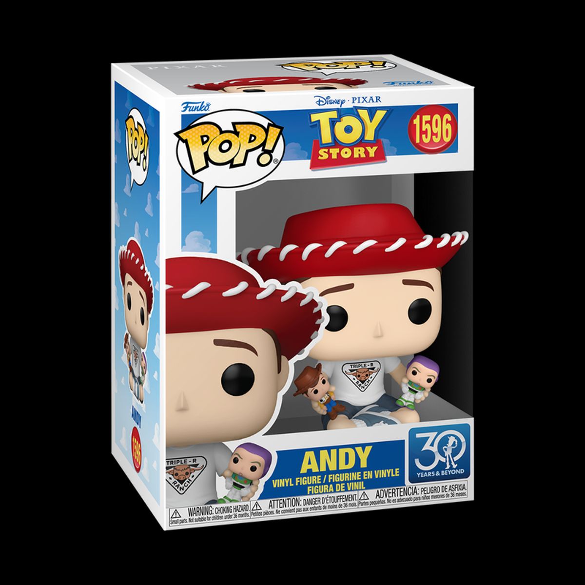 FUNKO - Funko Pop Toy Story – Andy 1596 + Protector