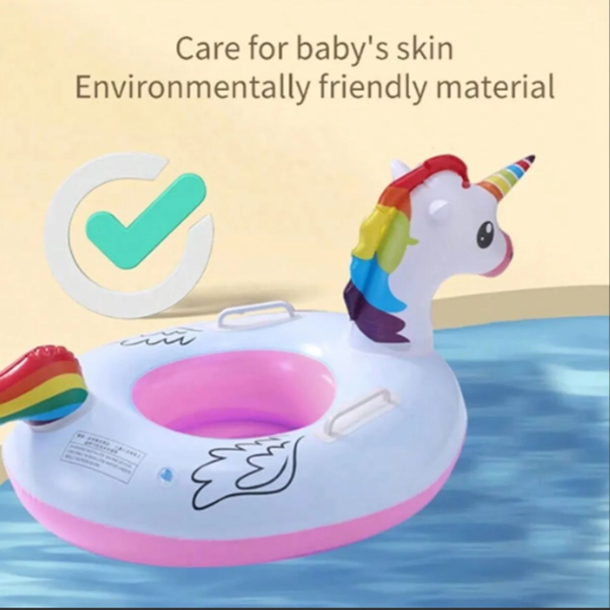 GENERICO - Flotador Inflable Unicornio Para Niños Piscina