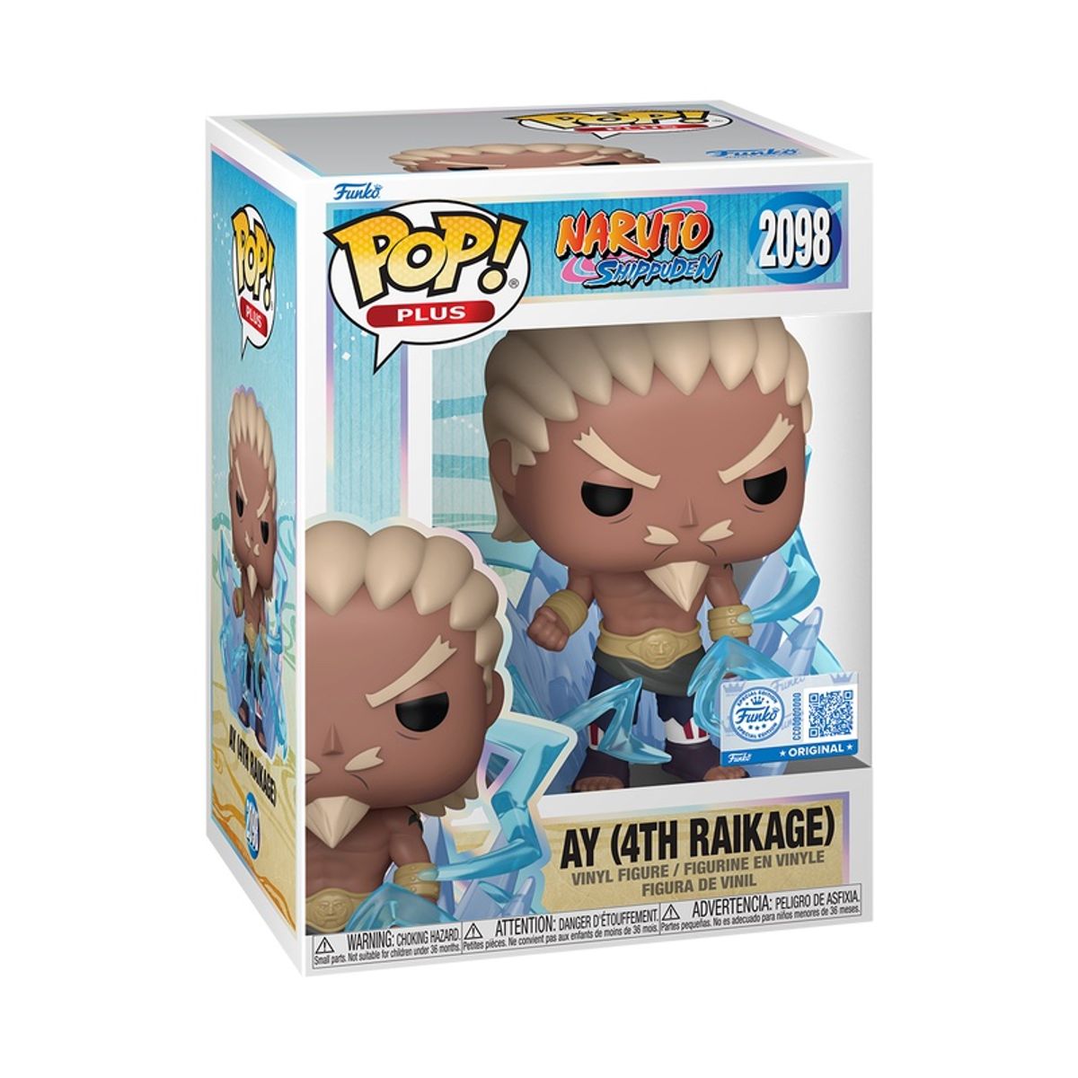 FUNKO - Funko Pop Naruto – 4to Raikage 2098 + Protector