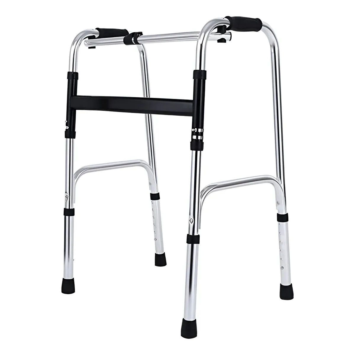 GENERICO - Andador Articulado Y Plegable Para Adulto Mayor Plateado