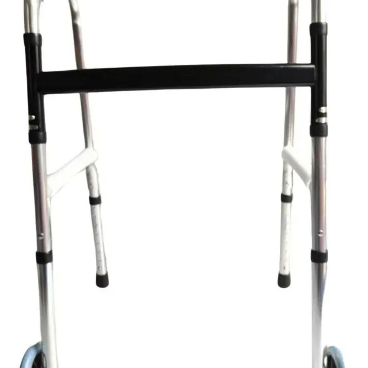 GENERICO - Burrito Andador Con 2 Ruedas Ortopedico Plegable Plateado