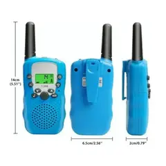 GENERICO - Pack de 2 Radio Walkie Talkie Para Niños