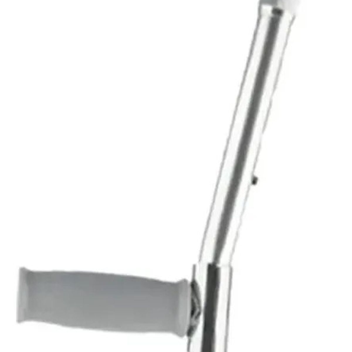 GENERICO - Bastón Canadiense Codera Móvil Ajustable Extensible Aluminio Plateado