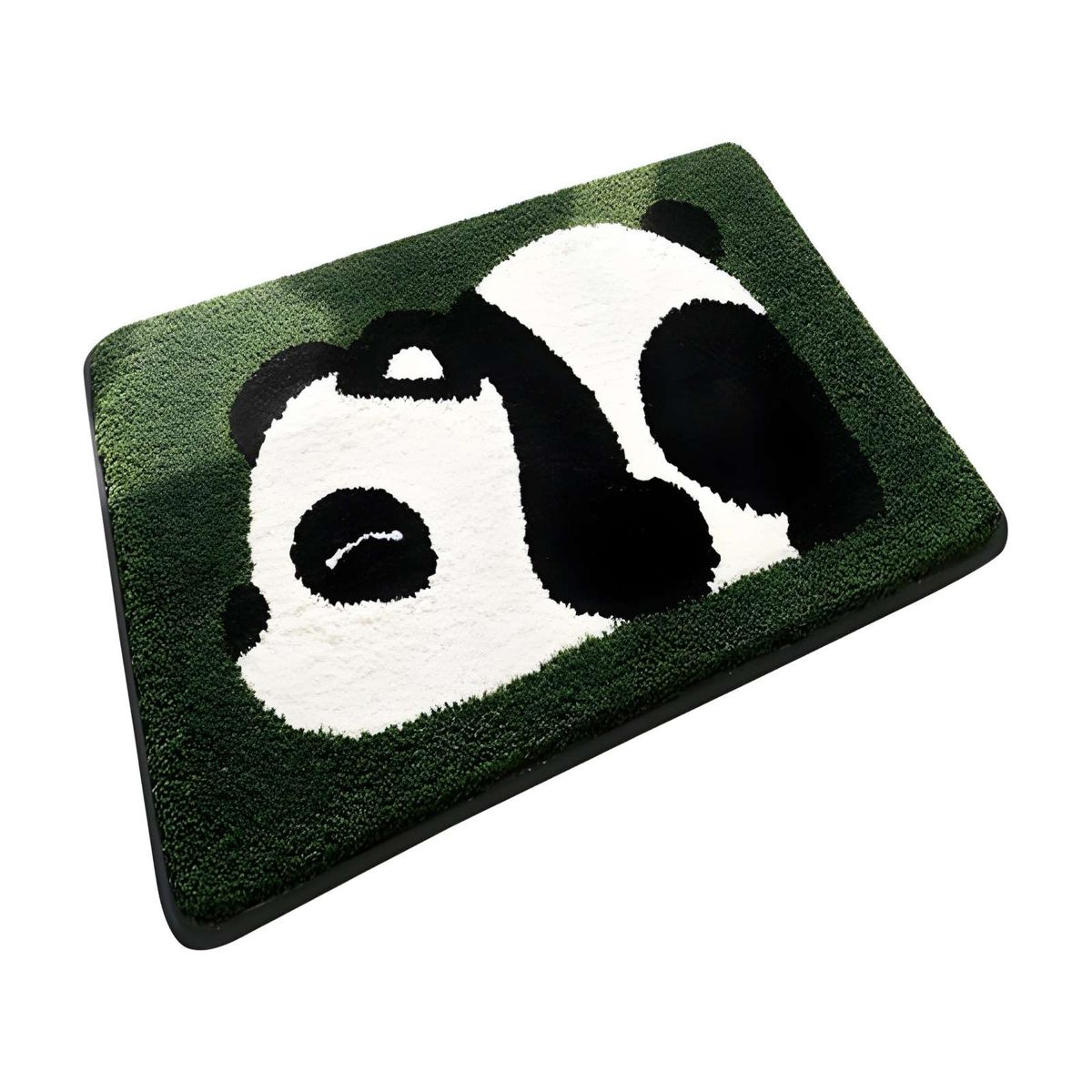 GENERICO - ALFOMBRA DECORATIVA DE PANDA VERDE 02