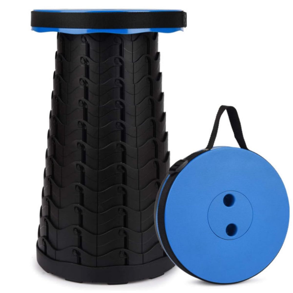 MOVI - Piso Plegable Portátil con Correa  Asiento Compacto para Camping y Viajes