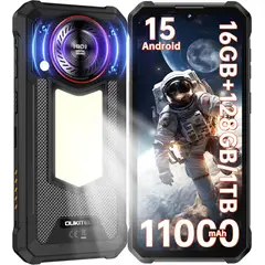 OUKITEL - WP53S Celular 16GB+128GB 11000mAh Android 15 Smartphone-Negro